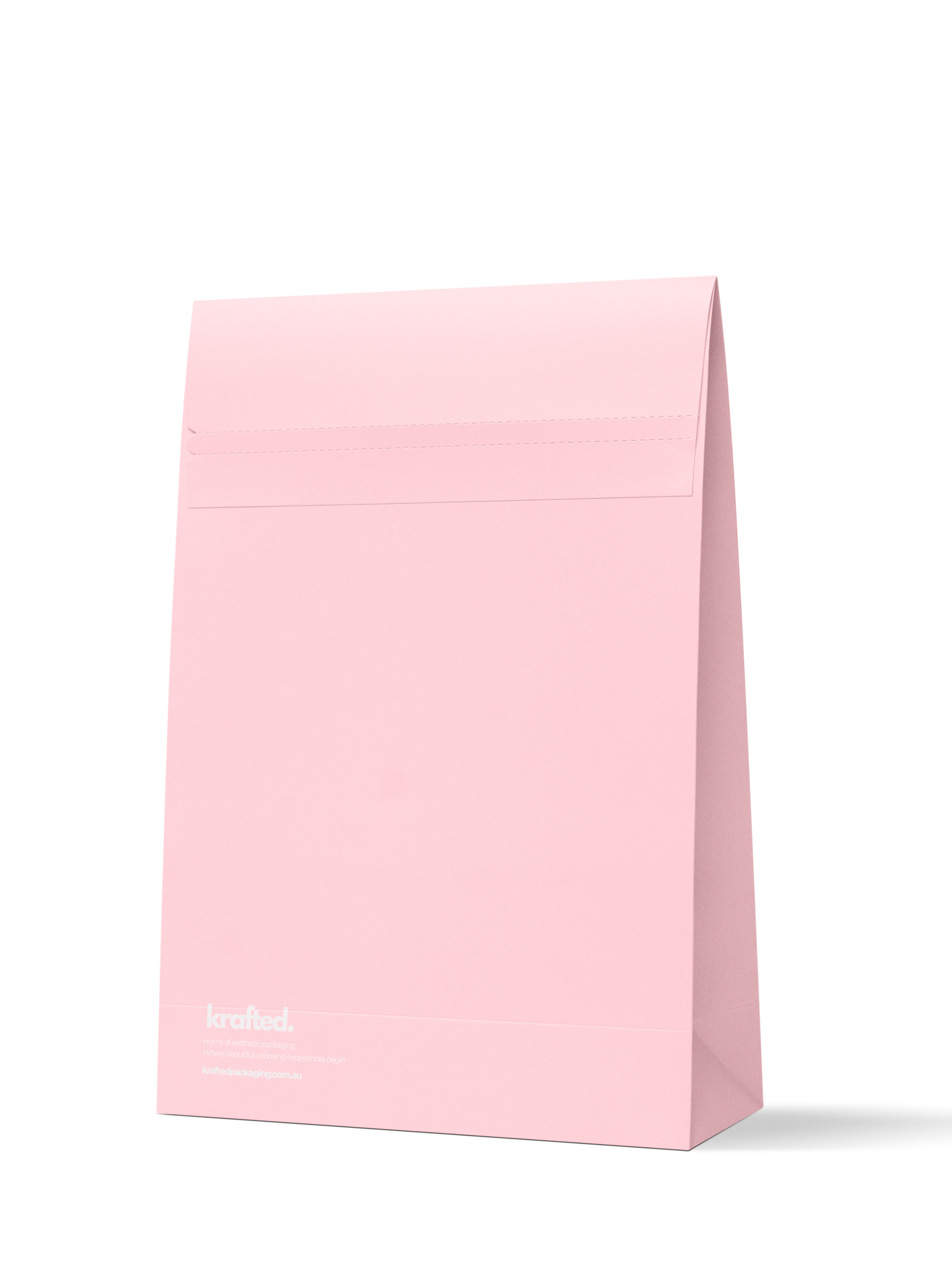 Blush Pink Kraft Mailer