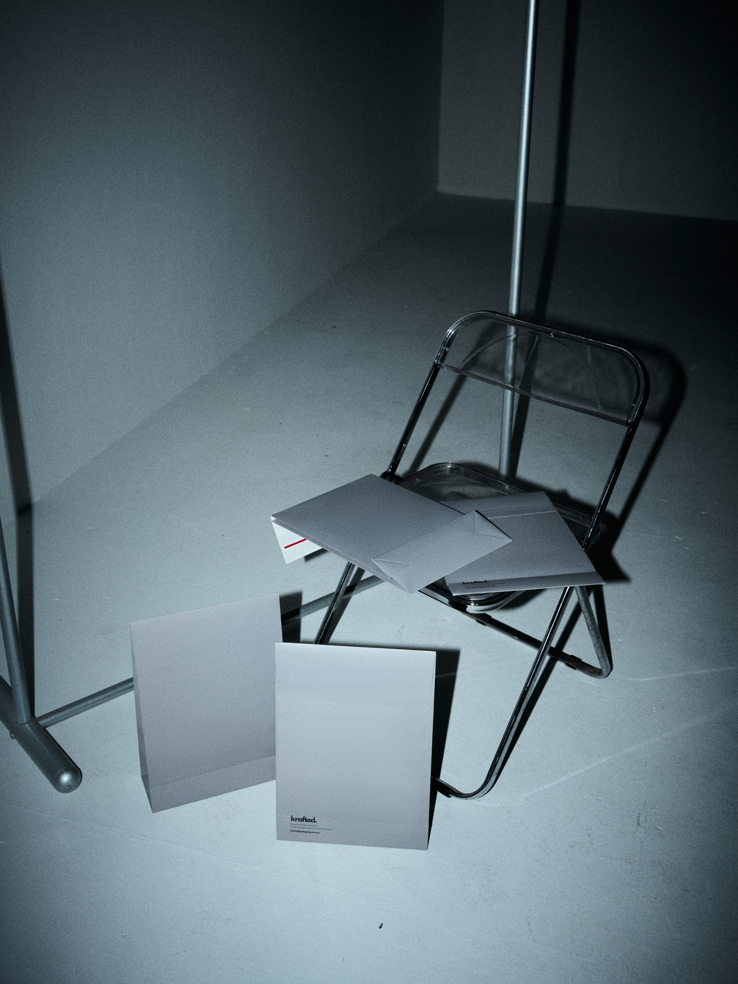 Cloud Grey Kraft Mailer