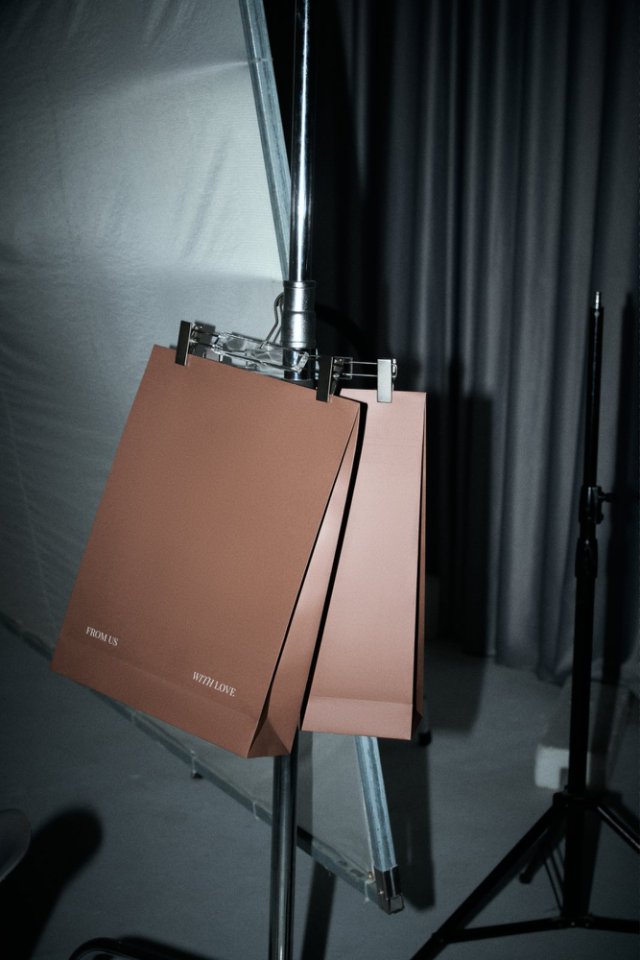 Stack of brown kraft mailer boxes